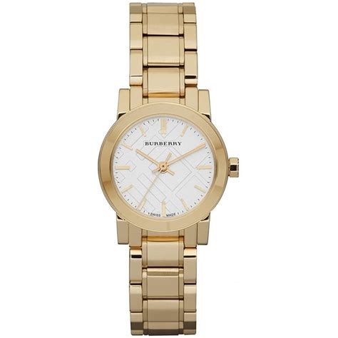 burberry watch women's gold